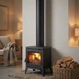 Kachelpijp - rookkanaal - 2mm staal - Ø 150 mm - 50 cm - zwart