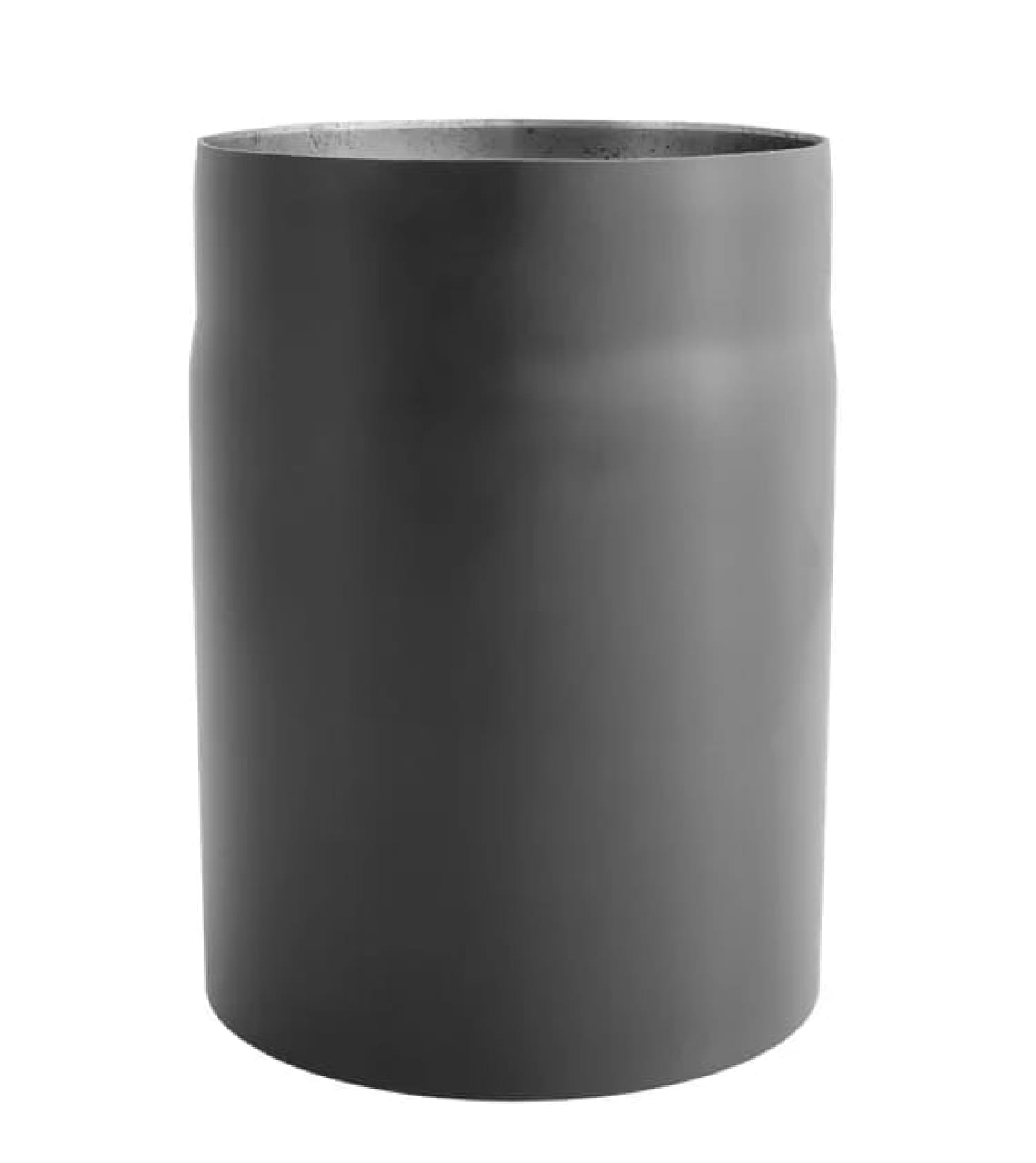 Kachelpijp - rookkanaal - 2mm staal - Ø 150 mm - 50 cm - zwart