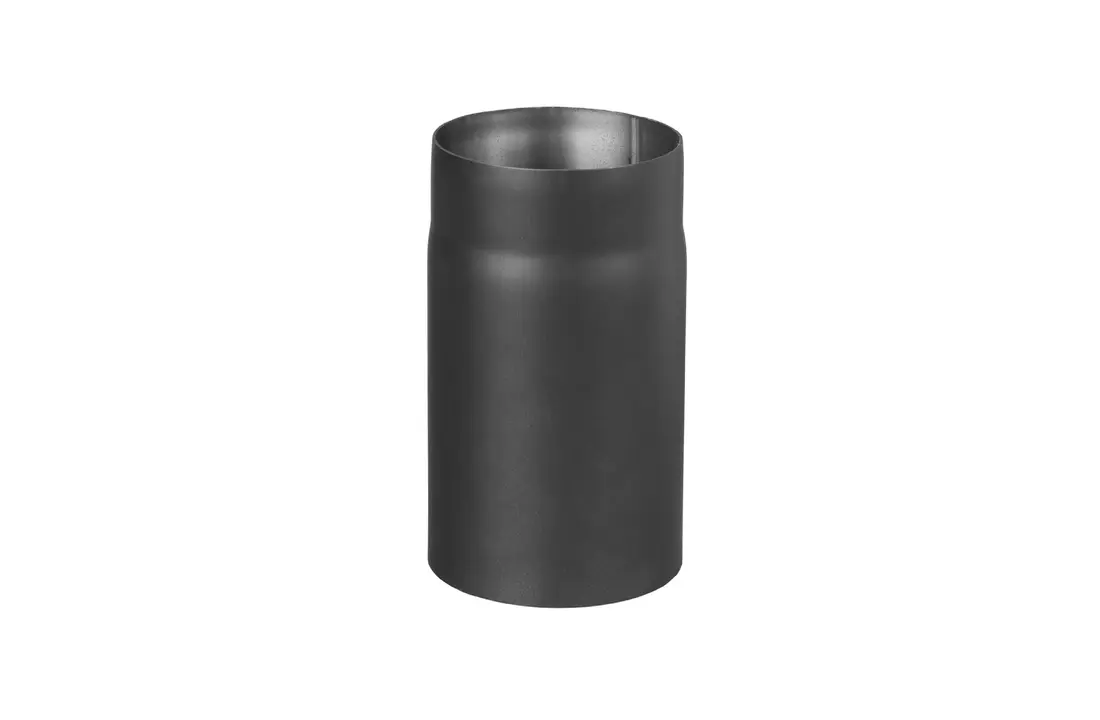 Kachelpijp - rookkanaal - 2mm staal - Ø 150 mm - 50 cm - zwart