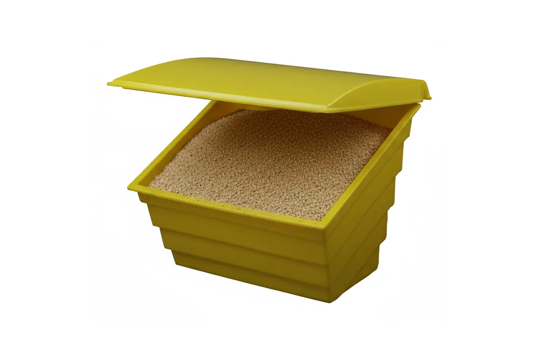 Zoutbak - 90 liter - 120 kg - zout- en zandcontainer