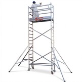 Rolsteiger - 75x180 cm - aluminium - werkhoogte 5,4 m