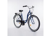 Damesfiets 28 inch - stadsfiets 3 versnellingen - blauw zwart