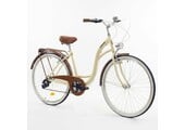 Meisjesfiets 26 inch - stadsfiets 7 versnellingen - creme bruin