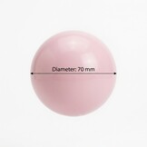Ballenbak ballen licht roze (70mm) 1000 stuks