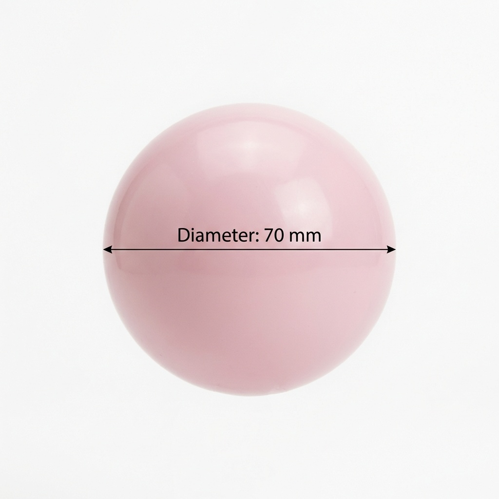 Ballenbak ballen licht roze (70mm) 1000 stuks