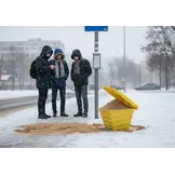 Zoutbak - 180 liter - 250 kg - zout- en zandcontainer