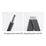 Trampoline palen set - 6 palen - voor trampolines van 244 cm