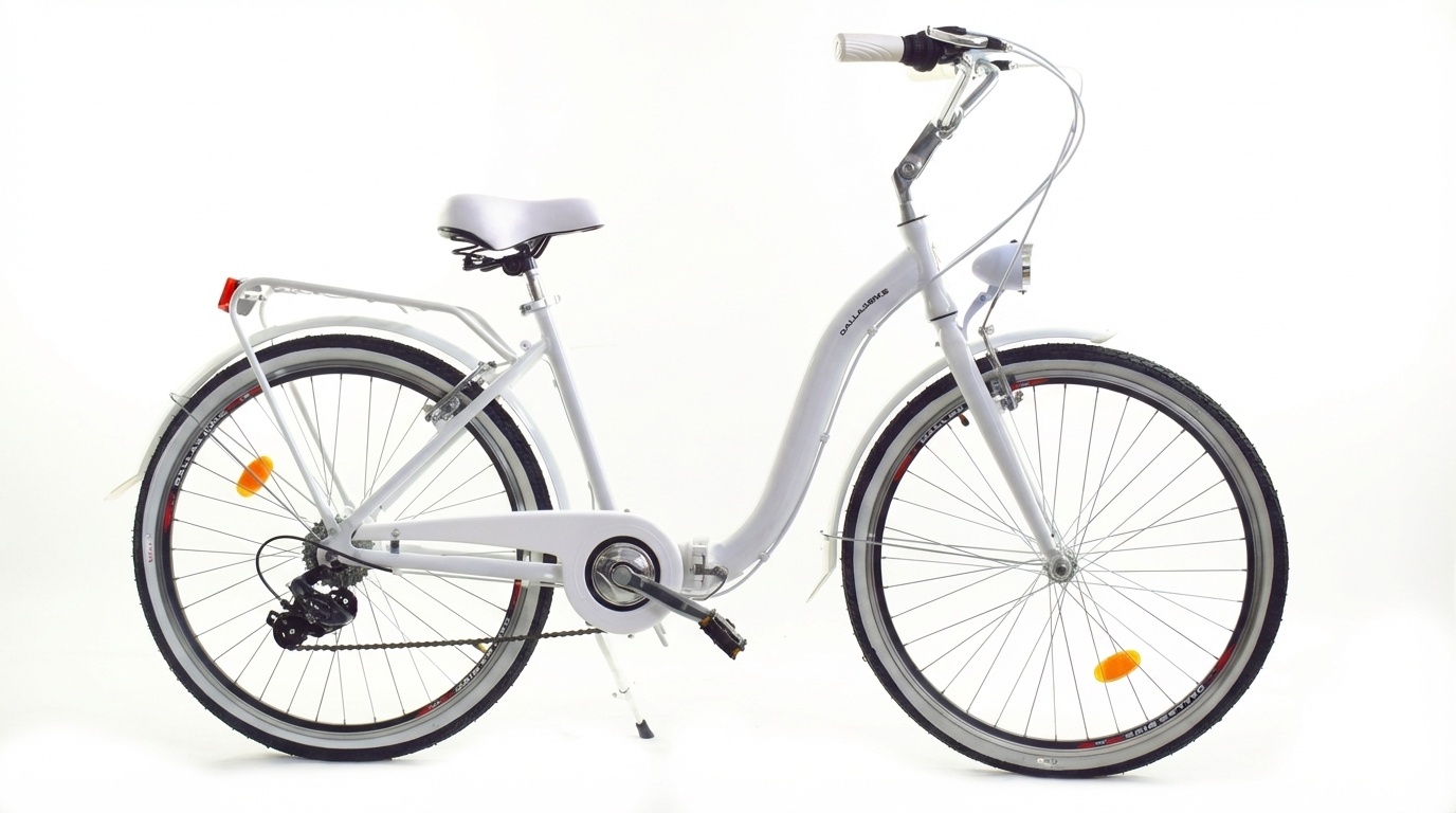 Vouwfiets - 26 inch - met 7 versnellingen - wit