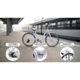 Vouwfiets - 26 inch - met 7 versnellingen - wit