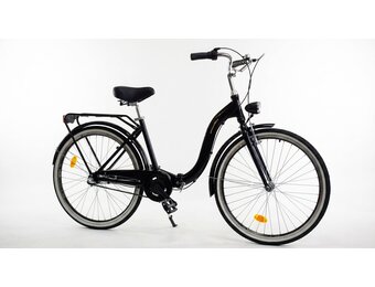 Vouwfiets - 26 inch - met 3 versnellingen - zwart