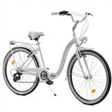 Vouwfiets - 28 inch - met 7 versnellingen - alu - wit