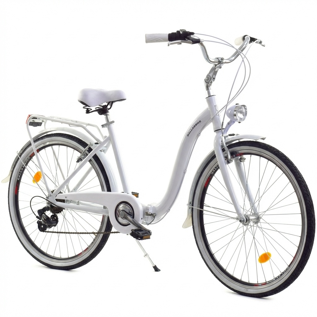 Vouwfiets - 28 inch - met 7 versnellingen - alu - wit