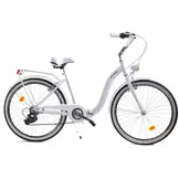 Vouwfiets - 28 inch - met 7 versnellingen - alu - wit
