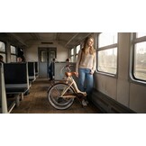 Vouwfiets - 26 inch - met 7 versnellingen - crème bruin