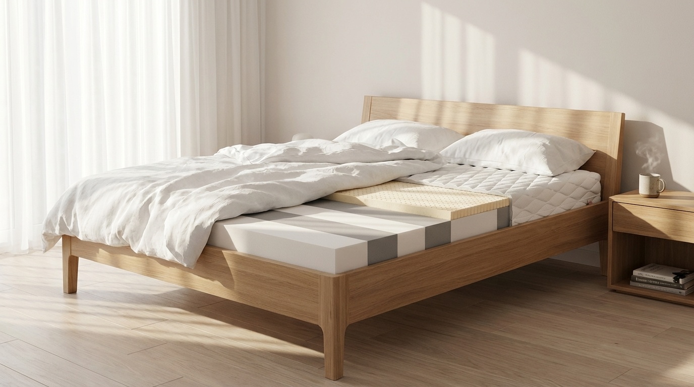 Schuim matras H2 + H3 140x200cm dikte 15cm 7 zones