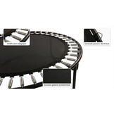 Trampoline springmat & veren set - 54 veren - 10 Ft - 304 cm tot 312 cm diameter