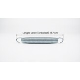 Trampoline springmat & veren set - 54 veren - 10 Ft - 304 cm tot 312 cm diameter