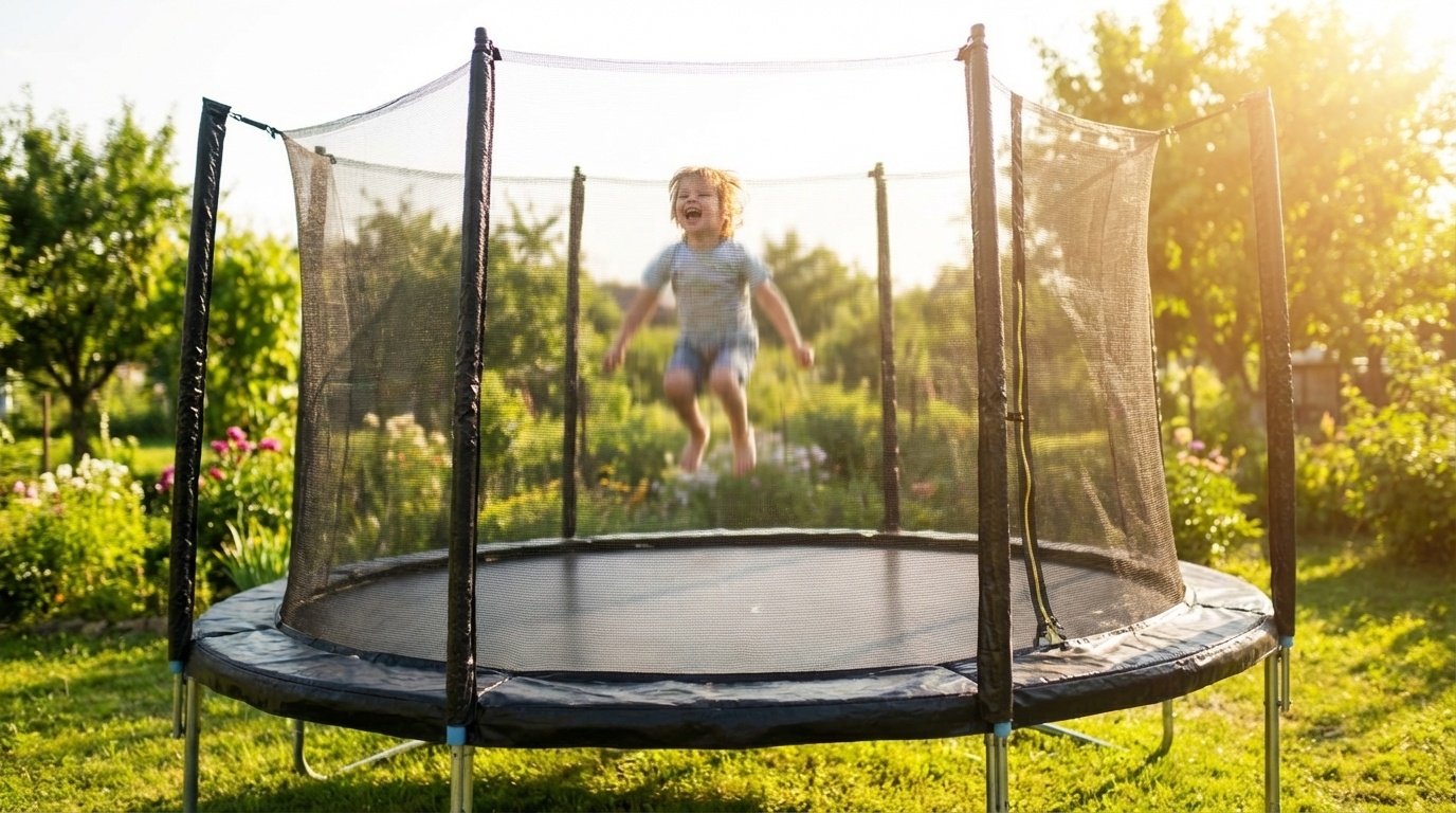 Trampoline springmat & veren set - 54 veren - 10 Ft - 304 cm tot 312 cm diameter