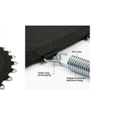 Trampoline springmat & veren set - 54 veren - 10 Ft - 304 cm tot 312 cm diameter
