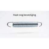 Trampoline veren set 64 stuks - 13,7 cm lang