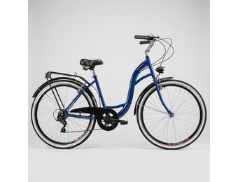 Meisjesfiets - 26 inch - met 7 versnellingen - donkerblauw