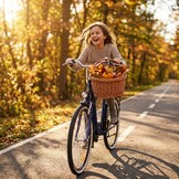 Meisjesfiets - 26 inch - met 7 versnellingen - donkerblauw