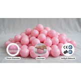 Ballenbak ballen poeder roze (70mm) 1000 stuks