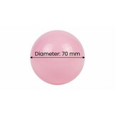 Ballenbak ballen poeder roze (70mm) 1000 stuks