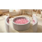 Ballenbak ballen poeder roze (70mm) 1000 stuks