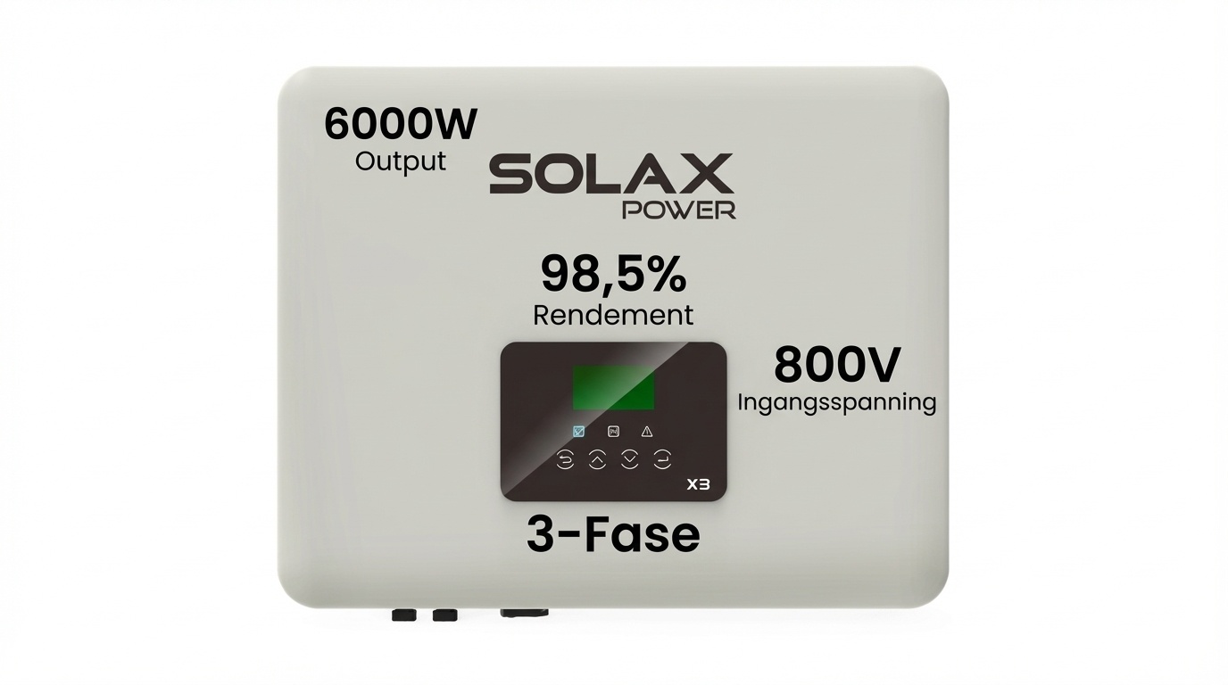 Omvormer zonnepanelen - SolaX - X3 MIC-6,0-TD - 3-fase - 6kW