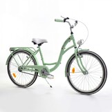 Meisjesfiets 24 inch stevig model in mint van Dallas Bike