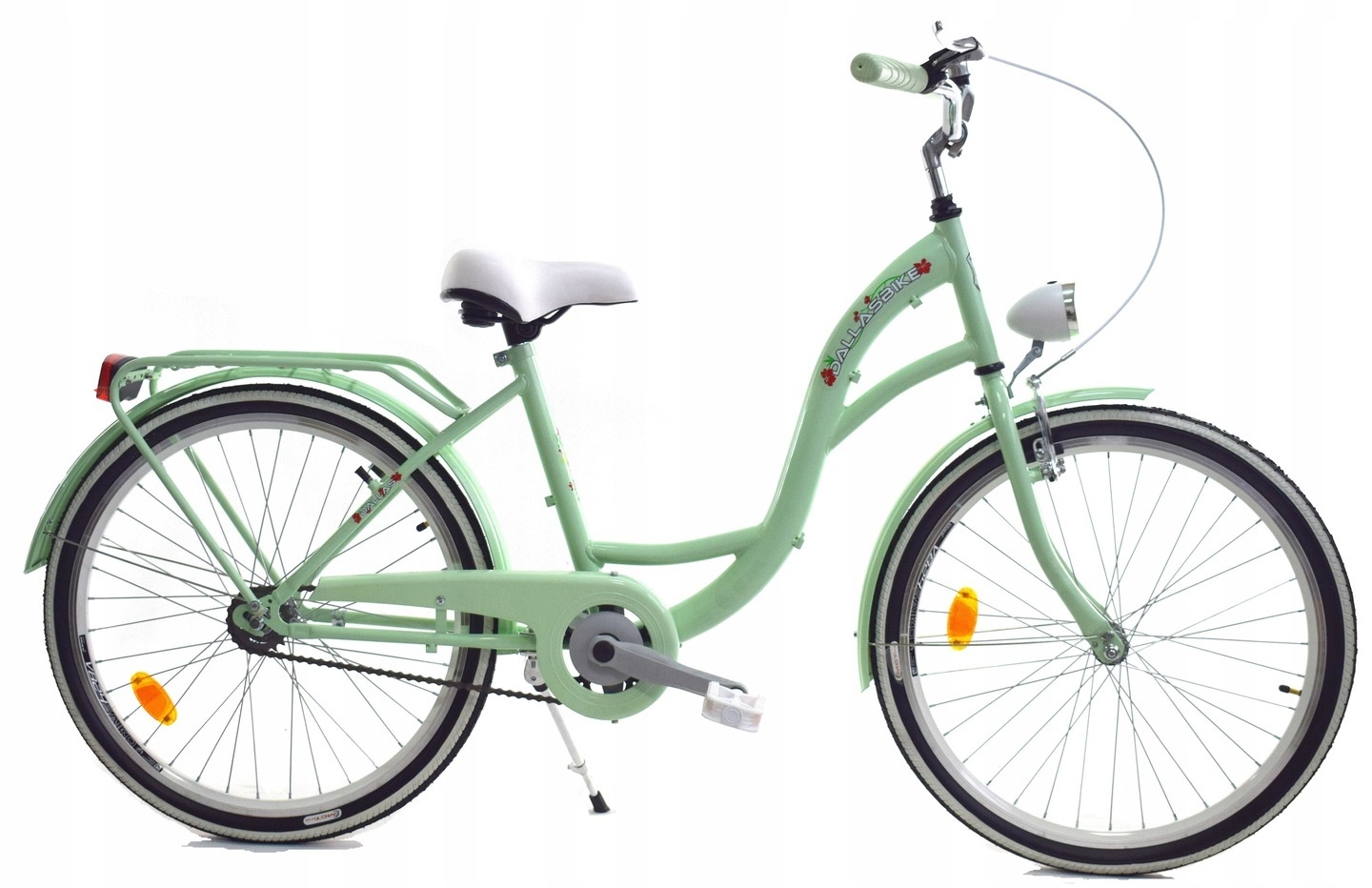 Meisjesfiets 24 inch stevig model in mint van Dallas Bike
