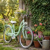 Meisjesfiets 24 inch stevig model in mint van Dallas Bike