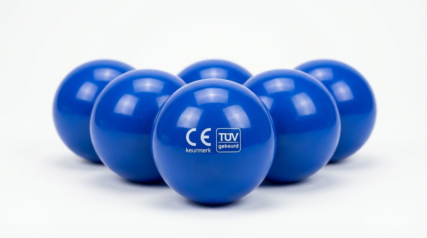 Ballenbak ballen blauw (70mm) 1000 stuks