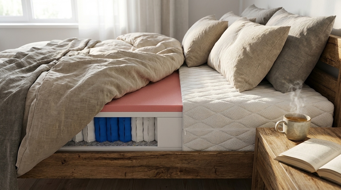 Matras 140x200 pocketvering | 7 zones | 19cm dik | Wit