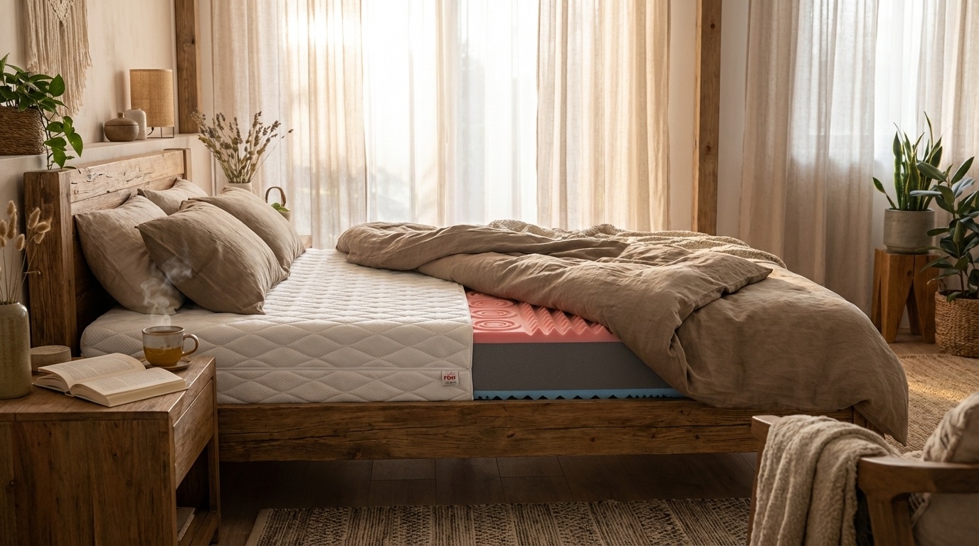 Matras 160x200 HR schuim | 14cm dik, H3 hard, wit, HR & Visco