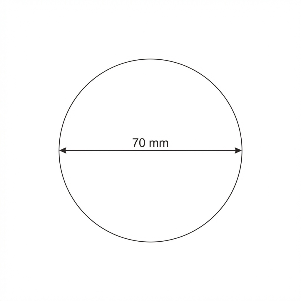 Ballenbak ballen wit (70mm) 100 stuks
