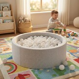 Ballenbak ballen wit (70mm) 100 stuks