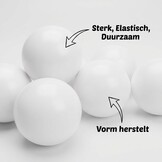 Ballenbak ballen wit (70mm) 100 stuks