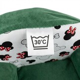 Kinderfauteuil - 60x40x45 cm - muis oren met rode strik - groen