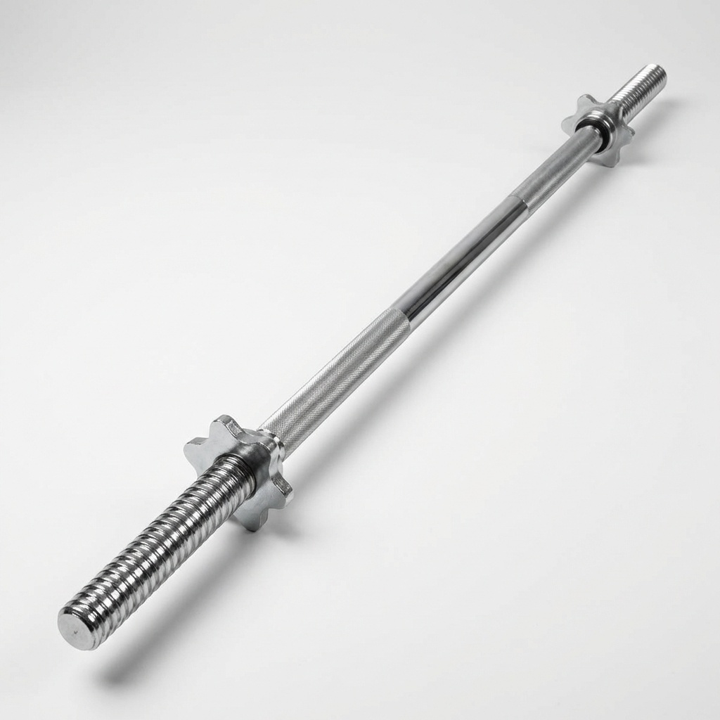 Halterstang  recht - 120 cm - met schroefklemmen - tot 120 kg