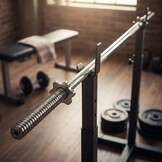 Halterstang  recht - 120 cm - met schroefklemmen - tot 120 kg