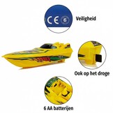 RC speelgoedboot - badkuip speelgoedboot - 39 x 12 x 11 cm