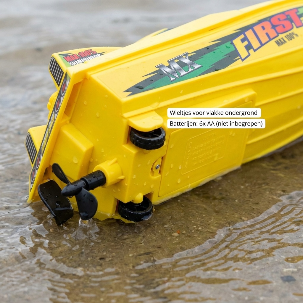 RC speelgoedboot - badkuip speelgoedboot - 39 x 12 x 11 cm