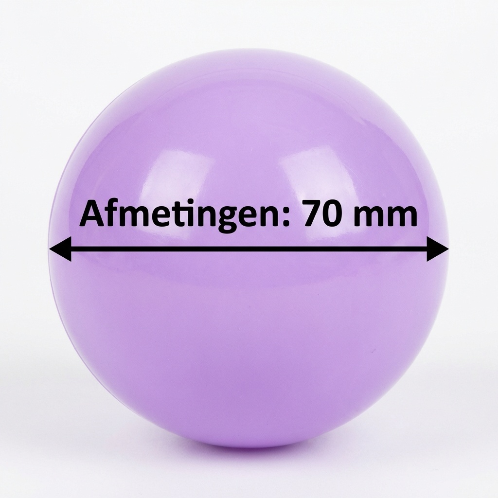 Ballenbak ballen licht paars (70mm) 1000 stuks