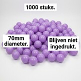 Ballenbak ballen licht paars (70mm) 1000 stuks