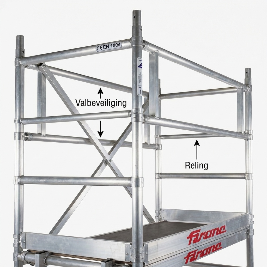 Rolsteiger - 75x180 cm - aluminium - werkhoogte 8,4 m
