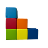 Foam blokken - soft play bouwblokken - 6 delig - multicolor