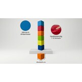 Foam blokken - soft play bouwblokken - 6 delig - multicolor