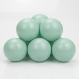 Ballenbak ballen licht mint (70mm) 100 stuks